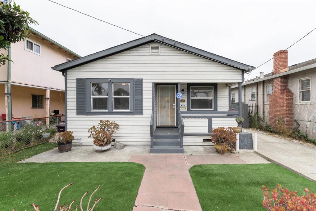 Welcome to this charming 2-bedroom, 1-bathroom single-story home—a perfect blend of character, comfort, and potential. Recently updated with new flooring, a modern kitchen, fresh paint, and a beautifully remodeled bathroom, this move-in-ready gem sits on a spacious lot with a HUGE backyard and LONG DRIVEWAY. Conveniently located just minutes from BART, I-880, the Oakland Coliseum, and Oakland Airport, it offers easy Bay Area access. With plenty of room to expand or add an ADU (buyer to verify), this home is a fantastic opportunity you won’t want to miss.
