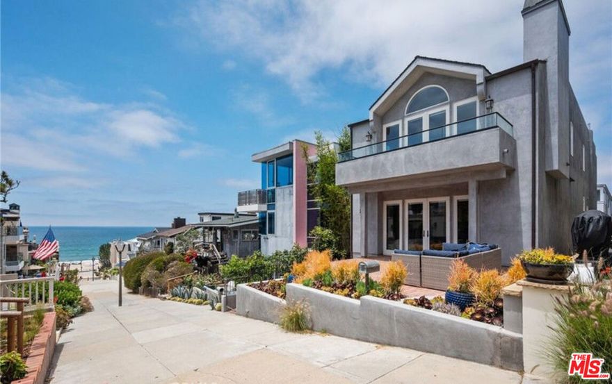 Modern Coastal Luxury on a Prime Manhattan Beach Walk Street, Just Steps from the Sand with Rare Rooftop Deck to enjoy Panoramic Ocean Views, 4-Car Garage. Live the ultimate beach lifestyle in this fully remodeled home on one of Manhattan Beach's premier walk streets, with only one road to cross to reach the sand. Every detail has been thoughtfully reimagined, from the brand-new custom kitchen and spa-inspired bathrooms to the wide-plank hardwood floors that run throughout the light-filled interior. The top-floor living space features expansive balconies on both sides, creating the perfect indoor-outdoor flow for coastal living. Head up to the rooftop deck and take in sweeping ocean views, ideal for sunset gatherings, morning yoga, or weekend entertaining. Additional highlights include: Four-car garage with extra storage. Open-concept living with high ceilings and skylights. Steps to downtown shops, cafes, and the pier. Rare walk street location in the heart of the Sand Section. Whether you're looking for a full-time residence or the ultimate beach retreat, this one-of-a-kind property offers luxury, location, and lifestyle in one stunning package. Motivated