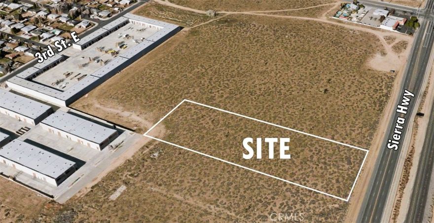 FOR SALE: Prime ±3.06-Acre Vacant Land on Sierra Highway — Office Flex (OFX) Zoning — Palmdale, CA



Unlock a rare development opportunity in the heart of Palmdale. The OFX designation is expressly intended to allow mixed-use office / flex / light commercial / support uses, positioning any future project for high flexibility—office, R&D, medical, flex maker spaces, and supporting retail or service uses are among the permitted or conditionally permitted uses. This site benefits from direct frontage on Sierra Highway, ensuring high visibility and strong vehicle counts. It’s well situated near major corridors and arterial roads, providing excellent connectivity to the 14 Freeway and the broader Antelope Valley region. The surrounding area is seeing momentum in commercial/industrial growth, and adjacent projects are pursuing higher-intensity flex or industrial uses.  The immediate area is targeted for expansion and densification of commercial, industrial, and mixed uses under Palmdale’s 2045 General Plan and evolving development momentum. Palmdale’s economy is anchored in aerospace and advanced manufacturing, and the city has historically encouraged business relocation through enterprise zones and incentives. Buyers may subdivide, phased develop, or hold for future appreciation as area demand intensifies. Under the City of Palmdale’s Office Flex (OFX) zoning, there is no specified minimum lot size for subdivisions. This flexibility allows for the potential creation of smaller parcels, provided that each new lot complies with other applicable development standards and regulations. This property is ideal for developers seeking a mid-sized flexible campus, office/flex park, medical / research facility, or even a mixed commercial center. Savvy investors will see immediate upside in land banking while the region’s commercial and industrial base continues to expand. The combination of Sierra Hwy access, high visibility, and OFX zoning positions this lot as a foundational piece in the next wave of Antelope Valley development. Priced to Sell. Buyer to verify all.