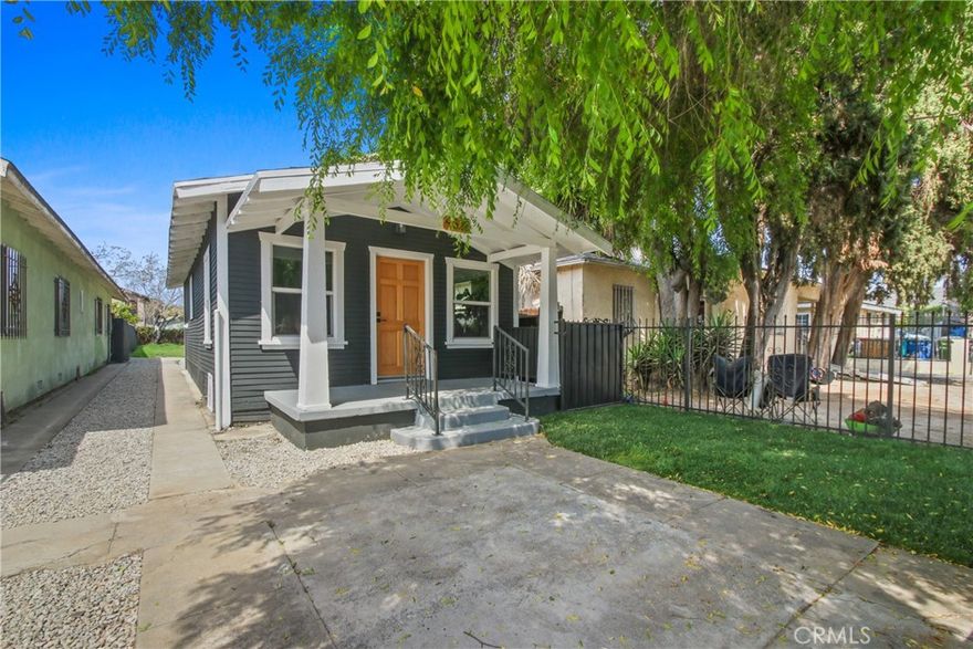Sharp and newly remodeled 2bd/1ba single family residence located on a terrific tree-lined street close to Downtown LA with a long driveway and a huge backyard. Terrific curb appeal, gated front porch entrance, light/bright living room, beautiful kitchen w/ custom cabinetry and quartz counters. Inside laundry room. Both bedrooms offer ample living/closet space. Bathroom has been beautifully remodeled with custom cabinetry, quartz counters and custom tile and hardware. Beautiful hard wood-like flooring thru out the home with custom hardware/lighting. NEW Mini Split air conditioning system. Privately enclosed Large Back Yard. No need to preview . . . Immaculate!  The surrounding area is undergoing an exciting transformation with a new shopping center, contemporary housing developments, and planned green spaces including pocket parks

Close proximity to LAX airport, with easy access to 105, 605, 110 and 710 freeways.  20 minutes from CAL STATE LA, and 28 minutes to UCLA