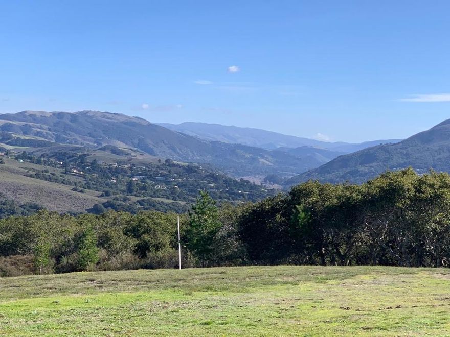 Come home to Inspiration for your exceptional life! - dramatic, dynamic vistas over rolling Carmel Valley hills and Big Sur's Santa Lucia mountains...beautiful sunrises, sunlit forests, lush meadows, above the fog, yet with cool breezes, and secret trails through the pine, oak, and madrone trees!    "On Eagles Wings", chosen by one of Tehama's original architects.... come see this huge 12 acre parcel, coveted South/Southeastern exposures, expansive 1.33 acre building area. This spacious homesite is welcoming to solar design and features.     Ready to build your custom and distinctive living spaces, with room for additional studios, garages, gardens, and more!      Unique, and completely private, trails meander within your parcel and call you to relax and explore....... Tehama, Clint Eastwood's visionary, sustainable community - a gated, secure haven 10 minutes to Carmel or 15 min to Pacific Coast beaches and Monterey activities. Tehama Social Membership, dining, fitness center, tennis, swimming, excellent private road network, dual and quick access roads.   There is only one Tehama, and only one homesite like this! Seller financing possibility while you design your dream home. Listing agent is co-owner.