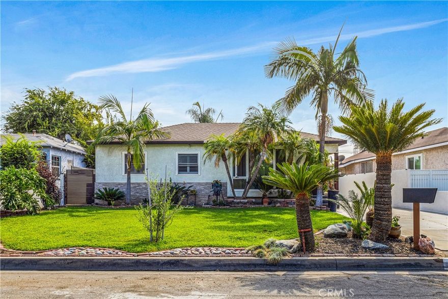 Welcome to Your Private Oasis in Pico Rivera! Nestled in a quiet neighborhood with easy freeway access, this charming single-story residence offers the perfect blend of comfort, functionality, and pride of ownership. With 4 bedrooms in the main home and ADU is in detached garage featuring its own kitchen and full bathroom, this property is ideal for multi-generational living, guests, or rental income potential. Step inside to discover a generously sized kitchen with a large island—perfect for family gatherings and entertaining. The heart of the home is a cozy den complete with a fireplace, bar area, and direct access to a beautiful deck overlooking the backyard. Whether you're hosting or relaxing, this space is designed to make memories.The backyard is a true retreat, featuring:A covered patio with ceiling fans, curtains for privacy and sun protection, and a TV hookup for outdoor movie nights. A small putting green for golf enthusiasts. Newer pavers, a storage shed, and automatic sprinklers for easy maintenance.Utility hookups and space for a trailer. Lovely views of Rose Hills, adding a peaceful backdrop to your evenings. Additional highlights include:Laundry room conveniently located behind the garage.New wrought iron gates at the front and rear of home, long driveway with space for up to three cars. Fresh exterior paint, ceiling fans throughout, and thoughtful finishes that reflect the care and love poured into this home over the past 37 years. This property is more than just a house—it's a place where comfort meets convenience, and every corner tells a story. 3930 Miguel is located in a quiet, friendly area of Pico Rivera with easy access to freeways, parks, and shopping. Don’t miss the opportunity to make this well-maintained gem your own!