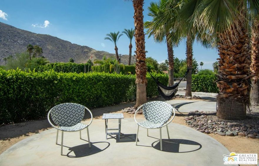 Centrally located in the Warm Sands neighborhood of Palm Springs, this duplex sits on a corner lot with direct mountain views. The western unit features two bedrooms and two bathrooms, and the eastern unit includes one bedroom, one bathroom, and an additional office. Renovated in 2019, the property includes updated kitchens, appliances, fixtures, Corian countertops, and KitchenAid cabinetry in the two-bedroom unit. Both units have double-pane windows and sliding doors, separate HVAC systems, newer water heaters, and shared washer and dryer. The roof was replaced in 2024.Both units are tenant-occupied, and leases will transfer to the new owner. The two-bedroom unit is on a five-year lease, and the one-bedroom unit is month-to-month. Each unit has a private entrance and private driveway. This property offers the flexibility to maintain both units as rentals or live in one side while leasing the other.Residents have access to nearby dining, cafs, bakeries, hiking, the Agua Caliente Spa & Casino, and Downtown Palm Springs. The property is Fee Simple, zoned for commercial use, and has no HOA
