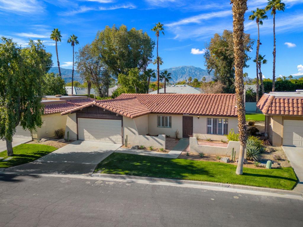 3BR/2 BA Charming, clean and freshly remodeled, cozy bungalow located in gated community . Great location within the community situated on quiet greenbelt with no unit behind you. Enter home through sunny east facing patio (great for morning coffee). Open Living area with fireplace, dining ell and newer kitchen! Stainless appliances. Primary suite with remodeled 3/4 Bath, Full Bath also remodeled . Private rear patio overlooking spacious greenbelt. Interior laundry, vinyl flooring throughout, wood shutters and attached double car garage. Steps from tennis court and walk to two community pools and spas and shuffle cart. Greenspace abounds in this charming community with lit pathways throughout. Conveniently located to Marriott, Desert Willow (PD residents golf for less ), shopping, dining and UC Riverside.