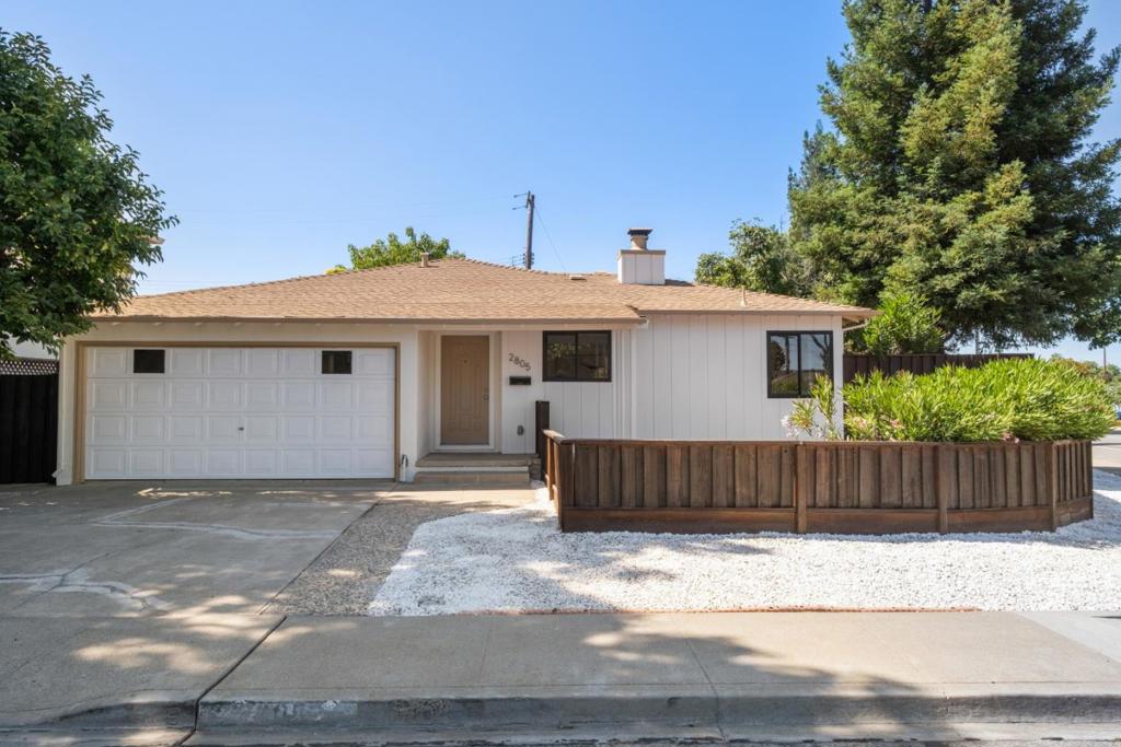 *Beautiful single-family home set on a spacious lot filled with mature fruit trees, offering a harmonious blend of comfort and convenience in a desirable cul-de-sac. Situated within the highly rated *Sutter Elementary and Santa Clara High School boundaries, each boasting a 9/10 score on GreatSchools test ratings. *Step inside to discover a freshly painted interior complemented by brand-new flooring throughout, all matched by a freshly painted exterior that enhances the homes curb appeal. The expansive living area seamlessly transitions into the dining space, which opens directly to the lush backyard. The kitchen is well-appointed with stainless steel appliances and ample cabinetry. *The home offers three generously sized bedrooms, including a private master suite that provides a serene retreat. An attached two-car garage adds convenience with secure parking and abundant storage. Located close to Central Park, Mariposa Shopping Center, and the Santa Clara Library, with Millikin Plus Elementary School nearby. Ideal for professionals, the home offers easy access to major tech companies including Intel, Nvidia, AMD, Apple, and ServiceNow, as well as convenient public transit options for commuting across Silicon Valley.