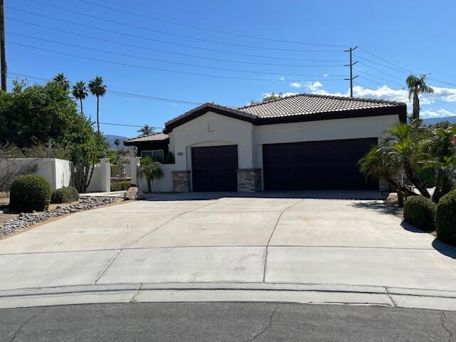 Gorgeous pool home in prime Palm Desert Location - La Paloma community. Welcome to your dream home in the heart of Palm Desert! Nestled in the quiet and desirable neighborhood, this stunning and spacious 3 bedroom plus den, 3-bathroom single family home offers the perfect blend of luxury, comfort and convenience - all with no HOA restrictions. Step inside and be greeted by a bright and open floor plan featuring: a large living room with high ceilings and plenty of natural light. A modern, fully equipped kitchen and ample cabinet space. A cozy dining area that opens directly to the backyard. Three generously sized bedrooms, including a private master suite which has a sliding door leading to the spacious backyard. Outdoor living is a highlight of this property, with a private swimming pool, spacious patio and beautifully landscaped backyard - perfect for entertaining and relaxing year-round. Don't miss this rare opportunity to lease this home!