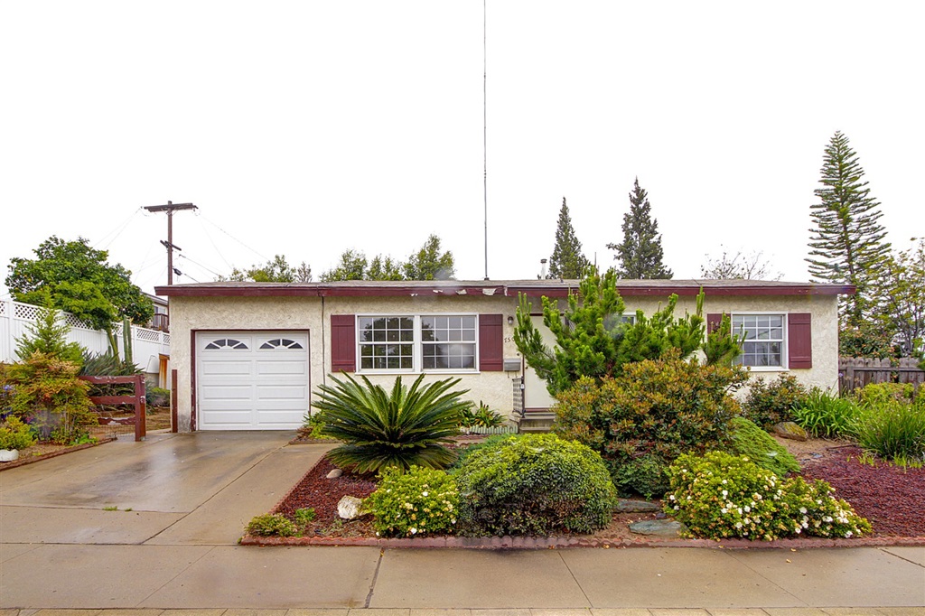 CHARMING TWO BEDROOM BUNGALOW! This quaint single story home offers a spacious living area that flows into the dining room with beautiful new hardwood floors. The updated kitchen overlooks the backyard and features beautiful oak cabinets, solid surface counter tops and white appliances, including a dishwasher, gas range and built-in microwave! Off the kitchen is an interior laundry room with great storage. The wood floors continue down the hallway and into both bedrooms. Neighborhoods: Clairemont Mesa East Equipment: Dryer, Range/Oven, Washer Other Fees: 0 Sewer: Sewer Connected Topography: LL