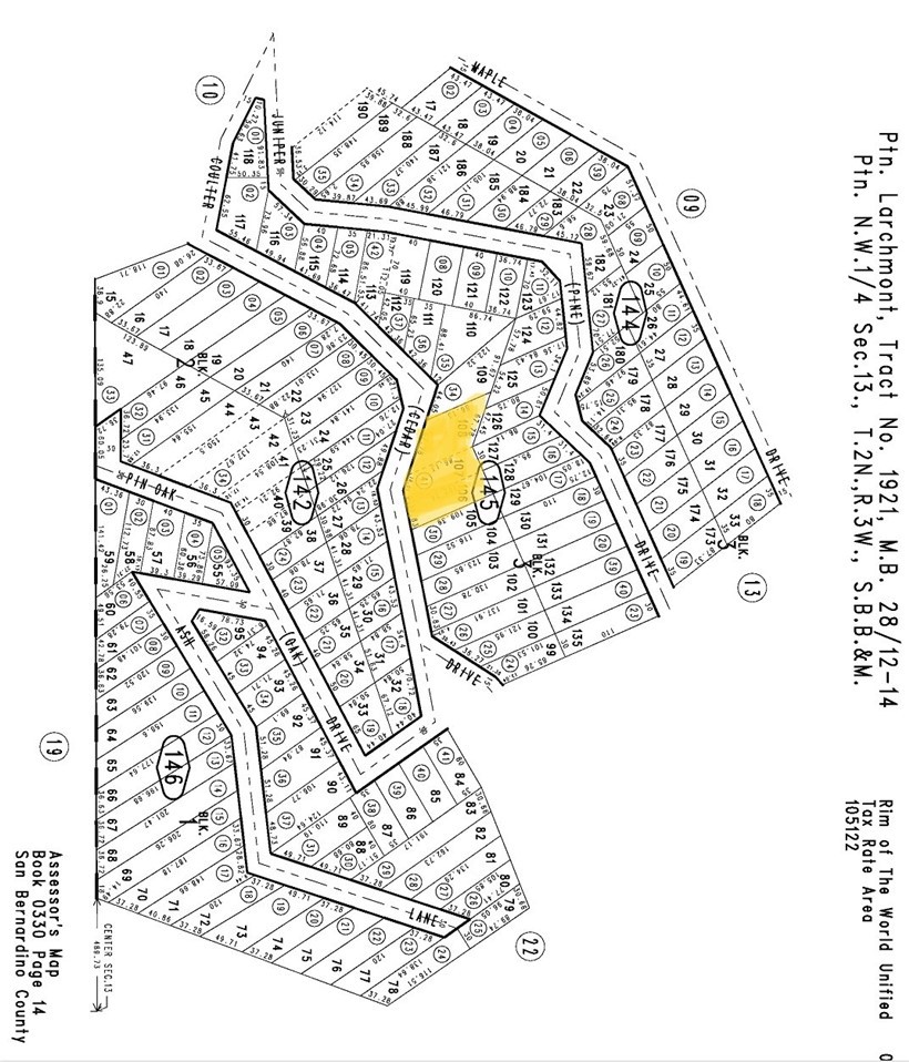 Cedar Glen (CEDG) - Land