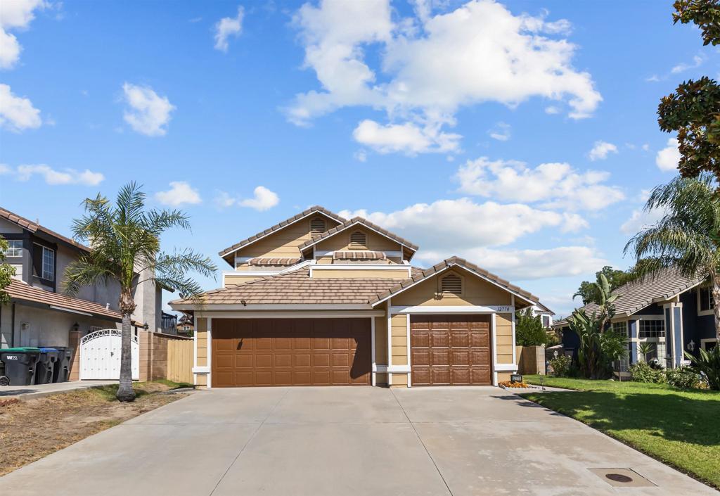 The Welcome to Your Dream Home! First time on the market! Original owner! This stunning 4-bedroom, 3-bathroom residence, built in 1990, offers 2,488 sq ft of beautifully maintained living space and timeless architectural features, including a durable tile roof. Key Features:Spacious Layout: 4 bedrooms and 3 full baths, including a convenient downstairs bedroom and full bathroom — perfect for guests or multigenerational living. Elegant Touches: Entryway with marble tile flooring, travertine tile in all bathrooms, and imported Spanish tile in the kitchen. Gourmet Kitchen: Enjoy cooking with a large kitchen island, custom granite countertops, a walk-in pantry, and ample cabinetry. Comfort & Style: Ceiling fans and balconies in 3 bedrooms, custom closets with mirrored doors, and a luxurious master suite featuring a Roman tub and fireplace. Entertainer’s Dream: Great room with a cozy fireplace and mirrored wet bar, complete with sink. French doors throughout provide elegance and easy indoor-outdoor flow. Functional Upgrades: Indoor laundry room with deep porcelain sink, 3-car finished garage with workbench and cabinets, and whole-house water filtration system. Technology Ready: Pre-wired for TV and phone in all bedrooms, living room, and great room. Built-in monitored security alarm system ensures peace of mind. Outdoor Oasis: Pool-sized backyard with mature fruit trees and a custom-built patio cover — perfect for gatherings or relaxing in your private retreat. Don't miss the opportunity to make this exceptional home yours! Close to freeways and business districts!