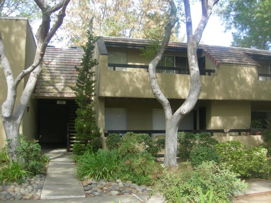 Welcome to this charming 2-bedroom, 1-bathroom home located in the vibrant city of San Jose. Offering 959 square feet of living space, this property is perfect for those seeking comfort and convenience. The kitchen is equipped with modern amenities, including an electric cooktop, dishwasher, oven, and refrigerator, making meal preparation a breeze. The dining area is adjacent to the kitchen, ideal for casual or formal gatherings. Outside balcony off the living room. Flooring consists of carpet, tile, and vinyl/linoleum, providing a mix of comfort and durability throughout the home.large master bedroom with a walk in closet.  Residents will appreciate the convenience of coin-operated laundry facilities within a 100 ft. Community has a sports center with a variety of indoor and outdoor sports including an indoor pool, spa, gym and exercise room and equipment which is included in the rent. Dedicated carport and availble permit for additional vehicle.  Additional features include central AC and heating, and thermostat controller, ensuring year-round comfort. . This home is a perfect opportunity to enjoy the dynamic San Jose lifestyle.