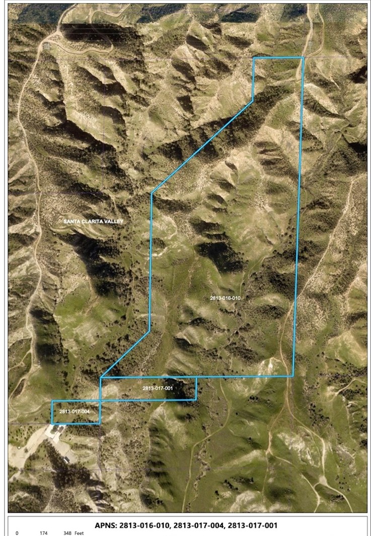 An exceptional opportunity to acquire three contiguous parcels totaling 48.669 acres in the beautiful community of Canyon Country. This expansive property, zoned LCA11*, offers incredible potential for a variety of uses under Los Angeles County regulations (buyer to investigate). Seller is unaware of availability of utilities, but parcel is adjacent to property that has structures on them.
Access is provided through a recorded easement from the adjacent lot (Buyer is strongly advised to verify). With its stunning natural setting and generous acreage, this land presents endless possibilities for development, recreation, or long-term investment.