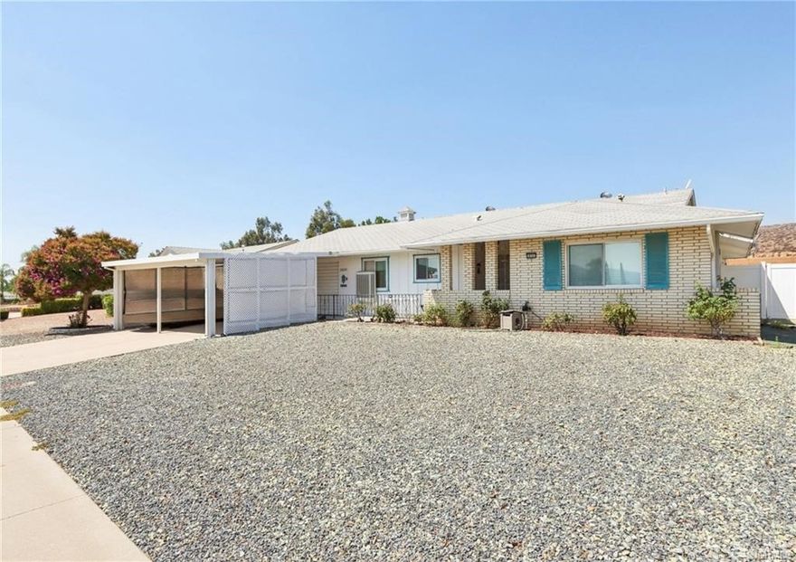 Welcome home! This 2 bedroom, 2 bath home is in the city of Menifee and is ready for you to make it your own! There is an enclosed sunroom, perfect for use as an office, a craft room, or an additional family room, and the garage has been converted into a separate living area, so in addition to the already spacious home, you'll have an extra living room in which to relax with a bedroom and laundry room, and the potential to have a bathroom added. The possibilities are endless! As part of the Sun City Civic Association, you will enjoy numerous activities including indoor tournament shuffleboard courts, tournament horseshoe pits, a fitness center, two pools, spa, tournament lawn bowling and a variety of clubs and social activities, all of which enrich Sun City's active 55+ adult lifestyle. Don't miss out on this one!



**Professional photos coming soon**