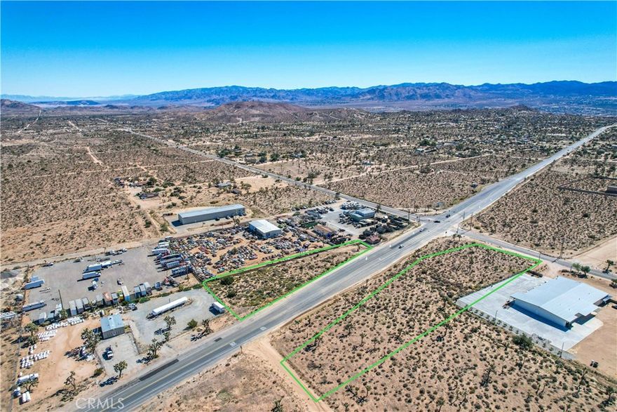 Great deal and opportunity to own approximately 3 acres of commercial property on the corner. Property was split for the highway...approximately 35,000 square feet is across the highway...see aerial photos. Possibilities are endless. Call for more info. Walk the property, you won't be disappointed!