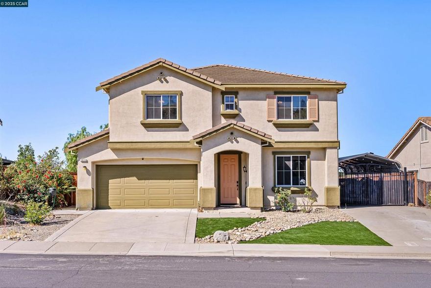 Welcome home to your own private oasis. With a large backyard for hosting, multiple living spaces, this home boasts pride of ownership. Natural light touches every corner of this home illuminating its spacious floor plan and 3,101 square feet of living space. The open kitchen is fully updated with a walk in pantry, granite countertops, and ample storage space, making it a chef's dream. The open floor plan is ideal for any gathering. The spacious master suite is a peaceful retreat located on the lower level, complete with a luxurious spa-like bathroom featuring a soaking tub and a separate shower. Complete with solar, a whole house fan, two ample sized storage sheds, fruit trees, built in speakers and oversized side yards with plenty of privacy and plenty of space for entertaining. A custom cover on the side yard makes for a perfect place to work on cars, projects or use for boat storage. Close to shopping, trails, freeway access and schools. You won’t want to miss this Fairfield treasure!