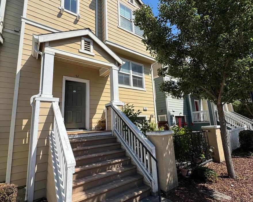 This fabulous 3-bedroom, 3.5-bath townhome offers 1,906 sq. ft. of light-filled living space and lives like a single-family home. The main level features a bright and open living room, an adjoining dining area, and a generous kitchen with upgraded countertops, stainless steel appliances, and plenty of space to cook, dine, and entertain. Gleaming engineered hardwood floors run throughout the home, adding warmth and elegance. The lower level boasts a spacious primary suite with direct access to a private patio ideal for soaking up the sun or enjoying a quiet retreat. Upstairs, you'll find two additional bedrooms, including a second large primary suite and two additional bathrooms  Additional highlights include: EV charger, surround sound system, upgraded blinds, and ceiling fans in living room & master bedroom Walking distance to Hilltop Mall and minutes from major stores, restaurants, freeway, and public transit. Located in a vibrant community with a nearby playground, this home is also close to the El Cerrito BART station for easy access to San Francisco and the greater Bay Area.   Credit Scroe: 700+ Gross Income per month: 3x Rent Pets: No Renter pays for all utilities