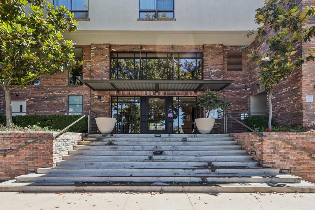 Welcome to this stylish 2 bedroom, 2 bath condo offering 1,000 sq. ft. of modern living in the heart of San Jose. Situated on the ground floor, this home features an open living room and kitchen concept with sleek grey and white tones throughout. The updated kitchen boasts refinished white cabinets, stainless steel appliances, white quartz countertops, and a chic tile backsplash, perfect for both everyday living and entertaining. The bathrooms offer spa like comfort with granite counters, white vanities, grey tile accents, and a soaking tub for relaxation. A private back patio extends the living space outdoors, ideal for morning coffee or unwinding in the evening. Enjoy the convenience of underground parking and a secure, locked building with an indoor mail room for packages. The community provides resort-style amenities including a fitness center, pool, conference/meeting rooms, and moreall designed to enhance your lifestyle. Just minutes from downtown, shopping, and dining. This home falls within the San Jose Unified School District. Perfectly situated for those seeking a balance of comfort and convenience, this San Jose home is a must-see.