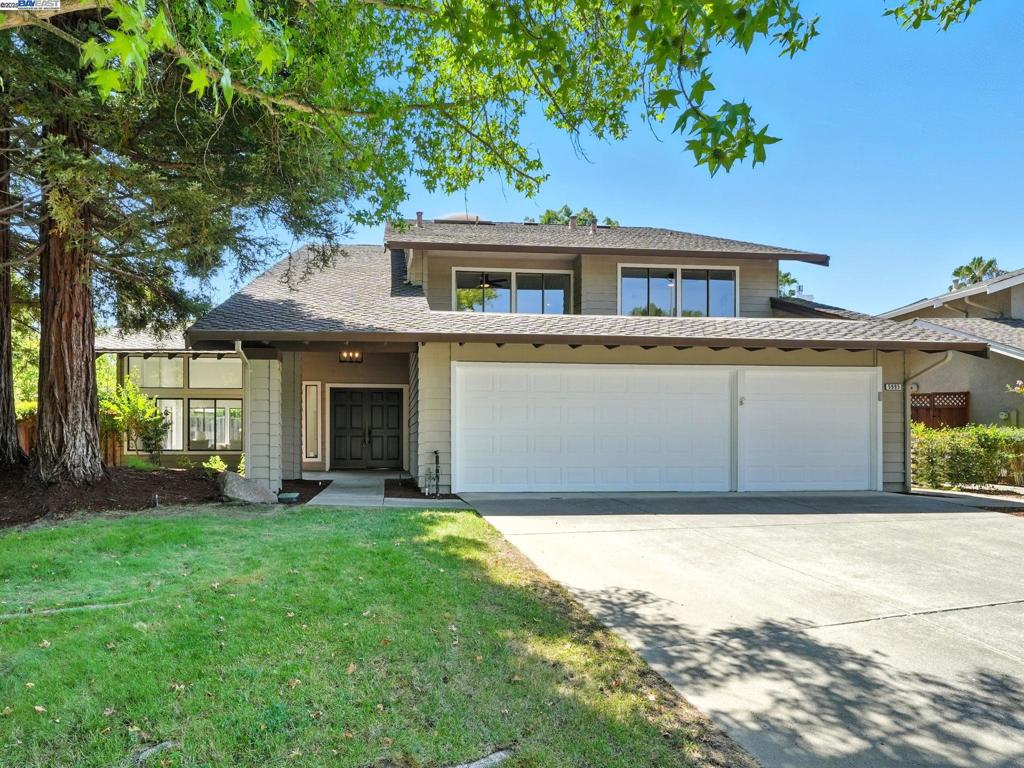 Meticulously reimagined, this North Facing Ponderosa-built Pleasanton estate home blends timeless architecture with modern designer touches. Nestled on a picturesque tree-lined street, this over 3,200 sq. ft. residence sits on an expansive 10,000+ sq. ft. lot featuring a resort-style pool, manicured gardens, and multiple outdoor entertaining spaces. Inside, soaring vaulted cathedral ceilings and expansive windows create an atmosphere of light and grandeur. Every space has been thoughtfully curated with high-end finishes, custom millwork, and a seamless flow between living areas. The chef’s kitchen boasts premium appliances, designer lighting, and easily maintained quartz counters. A downstairs bedroom and full bath offer flexibility for guests or multigenerational living. Close to BART, I-680, and I-580, making commuting to Silicon Valley and the city a breeze. Ideally located near top-rated Pleasanton schools, charming downtown shops, and award winning restaurants , this home offers the perfect balance of sophistication, comfort, and location.