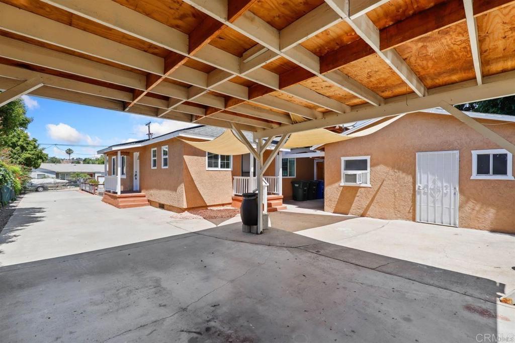 Recessed, detached, private and newly painted 1 bedroom and 1 bath tiny house available immediately. Share a large lot with, yet separate from the primary residence. Full service kitchen with a refrigerator, stove, oven, and microwave. Living-dining room combo. Shared washer and dryer with primary tenant. Property is fenced. Easy access and proximity to Interstate 8. Only 1 mile from downtown El Cajon and 1 block to Renette Park and Recreation Center. Non Smoker and No pets Apply On Zillow ! DO NOT DISTURB TENANTS / DO NOT WALK THE PROERTY