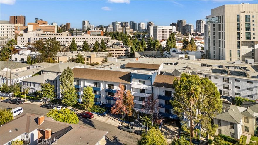 Top-Floor Condo in Westwood Village. Bright and updated 1-bedroom + enclosed den (2nd bedroom) in the heart of Westwood Village, just minutes from UCLA and the UCLA Medical Center. This beautiful top-floor unit features a private balcony, modern kitchen with stainless steel appliances, spacious walk-in closet, and an upgraded bathroom. Enjoy resort-style living at Club California, offering exceptional amenities including swimming pool, fitness center/gym, billiard room, entertaining lounge, bar area, basketball court, BBQ area, game lounge, secure package system, laundry rooms, and gated parking. Located just steps to shops, Whole food market, restaurants, public transit, and everything Westwood Village has to offer. Move-in ready!