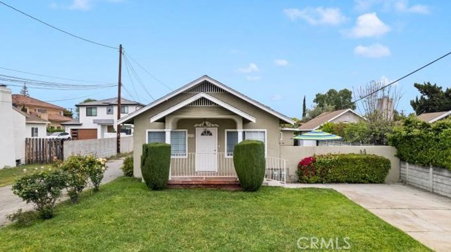 Temple City School District. This beautiful home is located in a quite area of San Gabriel City Los Angeles County.The main house features 2 bedrooms and 2 baths, living room with french doors that lead to the relaxing pool. Kitchen updated with granite stone counter top. Laminated wood flooring on the rooms.The Kitchen & bathrooms are tiles flooring. The rear unit has 1 bedroom and 1 bathroom with individual kitchen. This property has 2 units. The front main house address is 6318 Lemon Ave. has 946 sqft with 2 bedrooms & 2 bathrooms. The rear unit is an ADU address is 6318A Lemon Ave. has 462 square feet with one bedroom and one bathroom.(The Certificate of Occupancy Issued at 02/11/2025) Each unit has separate Gas and Electricity Meter.