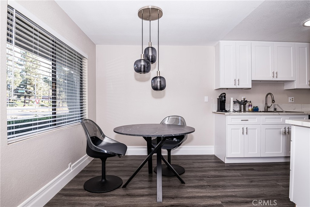 Gorgeous Remodeled Condo. This stunning unit features a light open floorplan plan. Equipped with Granite counters, New stainless steel appliances & New Cabinets. This home boasts of Laminate flooring and a private patio off the bedroom, for that morning tea or night time BBQ. The bathrooms have been completely Remodeled. Master Bath has Walk-in shower and Vanity. Lite and bright home with Recessed lighting, Ceiling Fans in every room and a private backyard with access to the common area. Entering into the Living Room , you are led into the state of the art Kitchen . The Two Bedrooms are off the hallway. A spacious Master with it's own Primary Bathroom and Walk in closet. HOA dues $370 per month (includes: water, trash, 2 assigned parking spaces in underground gated garage. The community offers a Pool, and access to the Laundry facilities. Water and trash are included. With easy access to shopping, restaurants, shopping and nightlife, situated just seven miles outside of Downtown Riverside, minutes away from the Victoria Club golf course, and Town Square shopping center. The community is only 16 miles from San Bernardino - and The University of California, Riverside (UCR) is just on the other side of Interstate 215. 1000 Central Ave is a house located in Country Club Villa, Riverside County and the 92507 ZIP Code. This area is served by the Riverside Unified attendance zone.