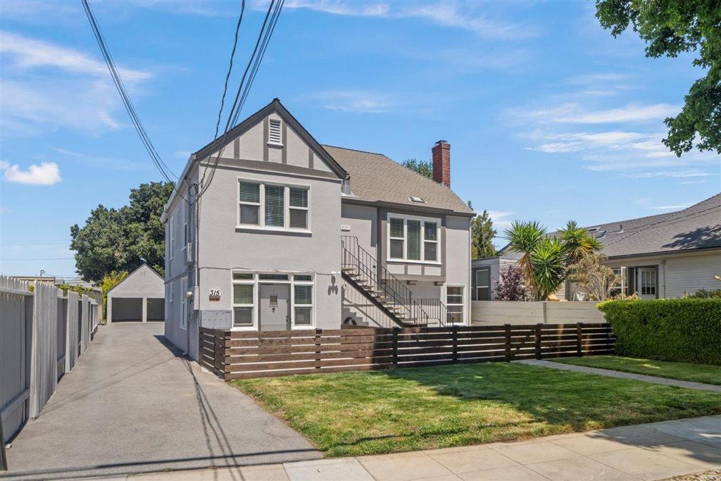 Rare turnkey tutor style fourplex situated on a large 7,591 SqFt lot in one of the Bay Area's most coveted submarkets. Opportunity for owner-occupancy with up to 80% LTV conventional financing. Low cost alternative to a single family home. Three studio units and one 2-bed/1-bath unit. Two vacant fully remodeled units - a rear cottage studio and a 2-Bed/1-Bath flat - both with in-unit laundry. Substantial capital improvements completed including new electrical wiring and sub-panels, copper plumbing throughout, roof (2017), fencing, asphalt and concrete, and three units completely remodeled with high-end finishes. Two studios are rented, one of which is fully remodeled. An ADU consultancy's pre-feasibility study indicates that up to 5 ADU units can be added which would drive substantial income and appreciation. There are 2 private 1-car garages and 5 uncovered parking spaces. Monthly rent: $9,965 (scheduled), $10,885 (proforma). The strong rent growth, shortage of housing units, proximity to large Silicon Valley employers, and ADU potential make 315 Grand Boulevard an exceptional investment for both the cash flow and appreciation-minded investor. Offering memorandum, disclosures, walkthrough video, and Matterport tours available.