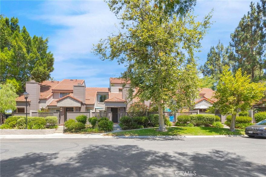 Welcome to 1025 Via Colinas positioned at TOP of Hill in beautiful sprawling Hidden Canyon in Westlake Village ! Positioned in the highest point of the complex you will enjoy spectacular views, a private location and close to walking paths & the spa just foot steps away.  This home offers vaulted ceilings in the living room with a cozy fireplace, engineered wood flooring, remodeled kitchen with counters for the chef's prep space & stainless appliances, a quaint atrium & tranquil patio for your pleasure, attached 2 car garage with direct access & laundry hook ups, and you will only need to unpack and enjoy. This complex offers multiple pools, spa & play grounds. Close to shopping, eating establishments, recreational facilities and much more.
When perfection presents itself its a must see.