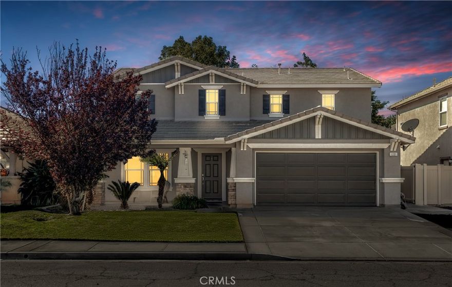 Beautiful 4-Bedroom Home in the Desirable Sundance Community of Beaumont!  Welcome to this spacious 4-bedroom, 3-bath home located in the highly sought-after Sundance neighborhood. This well-maintained property offers an ideal layout with one bedroom and a full bath conveniently located downstairs — perfect for guests or multi-generational living.  Enjoy newer tile flooring throughout the main living areas and energy-efficient solar panels to help keep utility costs low. The backyard is ready for relaxation and entertaining, featuring an Alumawood patio cover with built-in lighting and a storage shed that stays with the property.  Additional highlights include EV charging capability in the garage and a great location near parks, schools, and shopping. Don’t miss the opportunity to make this beautiful Sundance home your own!