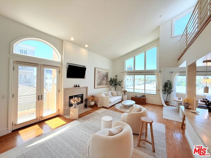 Sophisticated Bright & Spacious Furnished 2 Bed 2.5 Bath Penthouse Loft with private Rooftop in Prime Santa Monica. This stunning fully furnished 2 bed  2.5 bath loft penthouse (1,950 sqft) with private rooftop is located in a highly sought-after North of Wilshire / West of 7th Street neighborhood in Santa Monica. Just steps from Montana Avenue, the Bluffs, the Promenade, and the iconic Santa Monica Pier, this top-floor unit offers an exceptional blend of privacy, style, and convenience.Features include:-Fully Furnished unit-Spacious open layout with soaring 2-story ceilings and incredible natural light-Large living room with gas fireplace and a south-facing balcony-Oversized loft spaces ideal for office, studio, or guest area-Gourmet kitchen with custom cabinets, stone countertops, and stainless steel appliances-Expansive primary suite with walk-in cedar-lined closet and ensuite bath featuring claw-foot tub, and separate frameless-glass shower-Second ensuite bedroom with cedar-lined closets and full bathroom-2 private loft areas with built-in shelving and additional cedar-lined closet-Large private rooftop deck perfect for relaxation or Al-Fresco dining-In-unit laundry room with side-by-side washer and dryer-Central heat and A/C-Powder room off the entry with pedestal sink-Pre-wired for flat-screen TVs in living room and primary bedroom-2 side-by-side gated parking spots with private dual EV charger.