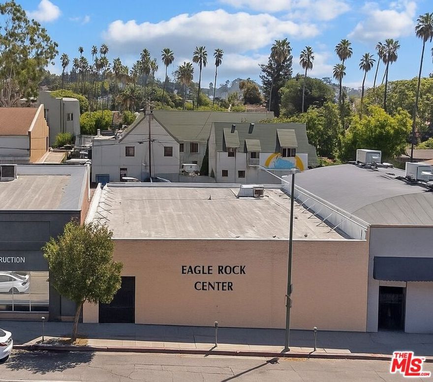 Command premier frontage on Eagle Rock's main commercial corridor with this high-visibility, single-story asset delivering rare on-site parking and immediate access to the 2 & 134minutes to Pasadena and Glendale. The 3,300 SF building (buyer to verify) features an efficient, adaptable floor plate ideal for retail, showroom, medical/wellness, or creative office. Surrounded by destination dining, daily-needs co-tenancy, and Occidental College demand drivers, the site benefits from strong footfall, robust neighborhood spend, and expanding transit connectivity. In a supply-constrained, barrier-to-entry submarket, this is a best-in-class opportunity to plant a flag, control your basis, and capture durable long-term value.
