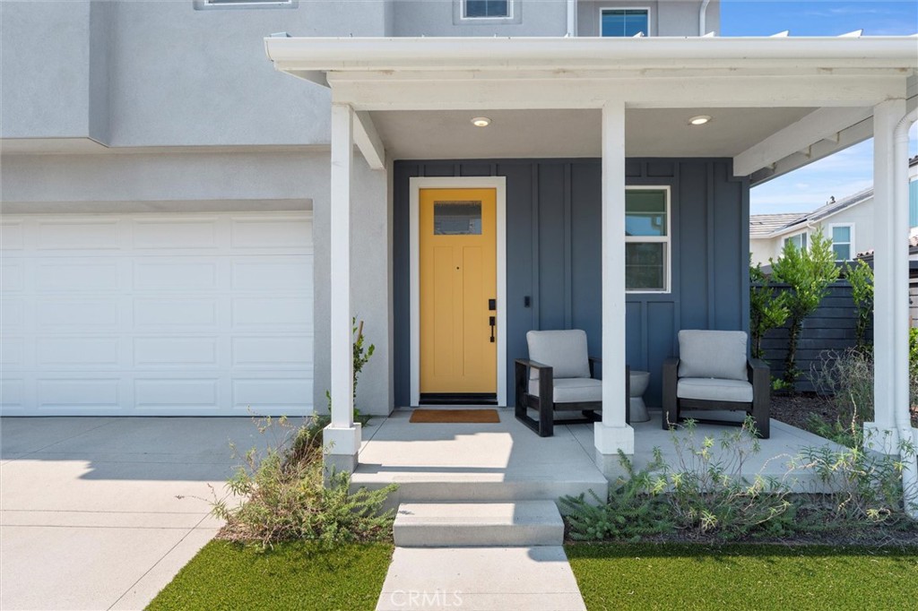 Experience elevated California living in this impeccably upgraded Modern Farmhouse style residence, nestled on a premium oversized corner lot in the vibrant community of Botanica in Rienda at Rancho Mission Viejo. Designed with sophistication and comfort in mind, this nearly new home offers a refined floorplan with three spacious bedrooms, two-and-a-half luxurious baths, and a versatile upstairs loft that can easily serve as a fourth bedroom or private office.
Step inside to discover high-end finishes and thoughtful upgrades throughout, including custom window coverings, luxury vinyl hardwood flooring, plantation shutters, designer lighting, and custom paint. The gourmet kitchen is a showstopper—complete with stainless steel GE appliances, a gas range with griddle, quartz countertops, custom backsplash, an oversized center island, walk-in pantry, and shaker-style cabinetry that extends to the ceiling. The kitchen flows seamlessly into the expansive dining area and inviting living space, ideal for both entertaining and everyday comfort.
Upstairs, you'll find two generously sized secondary bedrooms, a stylish full bath, and a beautifully appointed primary suite with a spa-inspired bathroom featuring dual vanities, a large walk-in shower, and a spacious walk-in closet. There is also an upgraded vanity area in the primary bath. The loft has been enhanced with custom built-in cabinetry, perfect for added storage or workspace.
Step outside into your private backyard retreat—professionally landscaped with pavers and turf, a covered California Room, and a built-in gas BBQ, ideal for year-round outdoor entertaining.
Additional upgrades include upper cabinets in the laundry room, SMART home features throughout (including a Ring doorbell, security system, smart thermostat, and light switches), owned solar panels, a whole house fan, tankless water heater, energy-efficient appliances, LED lighting, PEX piping, fire sprinklers, and more.
Located in one of South Orange County’s most desirable, award-winning, master-planned communities, enjoy exclusive access to resort-style amenities—clubhouses, fitness centers, pools, parks, nature trails, a neighborhood farm, tennis and pickleball courts, and top-rated schools.
This is not just a home—it’s a lifestyle. Welcome to 1286 Roots Way.