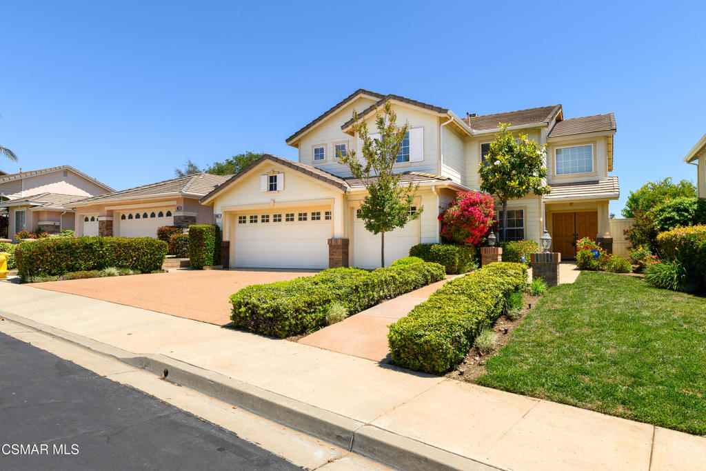 Welcome to this beautifully maintained home in the sought-after gated community of California Oakbrook. With sharp curb appeal featuring lighted pilasters, this residence boasts a private yard with views, a covered patio, built-in BBQ, and a spacious grass area perfect for entertaining or adding a pool. This popular and versatile floor plan offers 4 bedrooms (including a downstairs bedroom currently used as an office with built-in cabinets), 3 full bathrooms, and an additional loft area. Enjoy soaring ceilings in the living, dining, and main bedroom and bath, along with convenient indoor laundry and a 3-car attached garage with direct access. Natural light fills the open living and dining spaces, and the kitchen flows seamlessly into the cozy family room with a fireplace--perfect for gatherings. Multiple vantage points--including the yard, loft, and main bedroom balcony--offer beautiful views to enjoy. The main bedroom suite is a true retreat with high ceilings, dual closets, a private balcony overlooking the views, and a luxurious bath featuring a separate tub and shower plus dual sinks. Experience comfortable and elegant living in this move-in ready home, nestled in a peaceful and secure community.