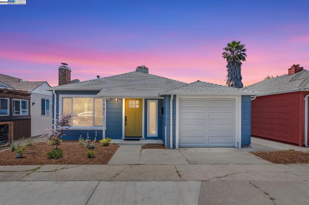 Listed at buy-it-NOW price (no guessing game), 1541 Merced St is a fully remodeled Richmond Annex gem where thoughtful design meets everyday comfort. Renovated with permits, this move-in ready home features a bright, open layout with updated flooring, recessed lighting, and a cozy wood-burning fireplace. The modern kitchen shines with sleek quartz countertops, soft-close cabinetry, energy-efficient appliances, and elegant gold finishes. The stylish bathroom offers double sinks and a split shower behind a sliding barn door. Both spacious bedrooms provide peaceful retreats with peek-a-boo views of the San Francisco skyline and Golden Gate Bridge. Other updates include a mini-split heating system and a tankless water heater for year-round efficiency. The private backyard is perfect for entertaining, gardening, or exploring ADU potential. Ideally located near El Cerrito BART, freeway access, well-regarded El Cerrito schools, and local favorites like Point Isabel, El Cerrito Natural Grocery, Ranch 99 mall, Costco, and the Farmers Market — this is East Bay living at its finest.