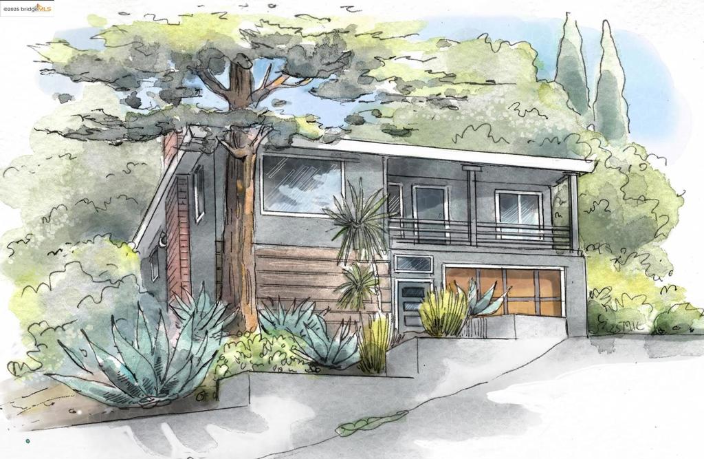 New Listing! Stunning mid-century modern with a strong connection to the outdoors. The main level features an open floor plan and expansive rooms filled with natural light. The focal point in the living room is a large picture window, framing verdant views. The adjoining formal dining room with French doors opening to a spacious deck highlights the home’s brilliant indoor-outdoor connection. The heart of the home is the sleek kitchen boasting a generous center island, ideal for cooking, casual dining and entertaining. There are three bedrooms all on one level. One of the bedrooms enjoys an en-suite bathroom while the other two share a spacious bathroom with soaking tub and double sink vanity. The lower-level primary guest suite is sure to delight with a fireplace, large walk-in closet and French doors opening out to a charming patio. The back yard is an urban oasis with lush tiered gardens, deck, patio and lots of space to relax and entertain. This location is private and quiet yet just minutes to parks, transportation and the Montclair Village. Open Sunday 2-4:30pm.