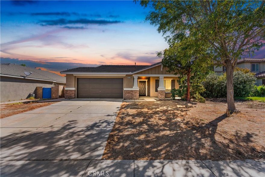 Tastefully updated and better than model-ready, this stunning cul-de-sac home combines comfort, style, and attention to detail. From the moment you arrive, you'll notice the impressive curb appeal — Custom two-tone exterior paint, UPGRADED stacked-stone accents, and a covered entryway/patio that welcomes you home. Step inside to discover more thoughtful upgrades throughout: fresh two-tone interior paint, elegant tile and plush carpeting, and an open granite kitchen equipped with Stainless-steel appliances. The floorplan is well-designed, featuring a spacious and privately located primary suite with an upgraded bathroom and excellent natural light. Out back, enjoy your own outdoor retreat with stamped, colored concrete patios and a painted gazebo, perfect for gatherings with family and friends. A dedicated laundry room and attached two-car garage complete this move-in-ready gem that's sure to impress even the most discerning buyers.