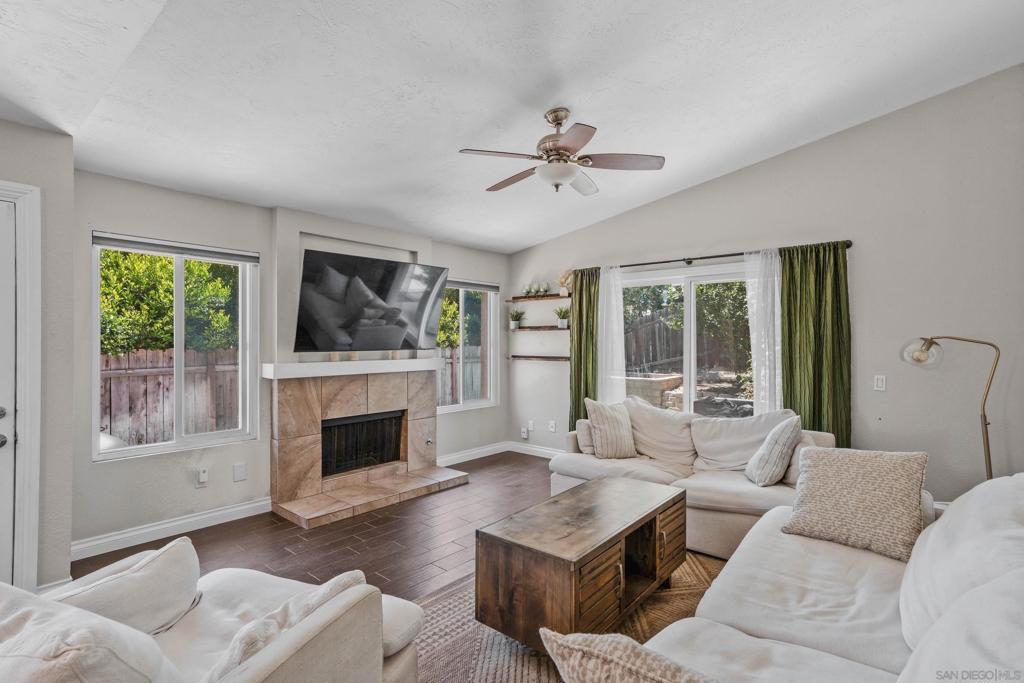 Turn-Key Single-Level Home with No HOA! Welcome to 1701 Rosemary Court, an updated, single-level home located within the desirable San Marcos School District. This light-filled, open-concept layout features vaulted ceilings, tile flooring, and a remodeled kitchen with granite countertops, stainless steel appliances, and white cabinetry. Enjoy year-round comfort with NEW A/C installed in June 2025. The spacious backyard is a true highlight, designed for both relaxation and play with custom pavers, a jacuzzi, and plenty of room for pets or entertaining. RV parking adds extra convenience! Thoughtfully maintained and move-in ready, this property blends comfort, charm, and functionality. An ideal opportunity for a first-time buyer or investor!