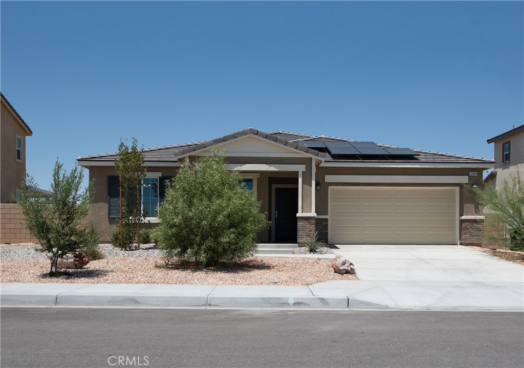 Welcome to 12444 Deodar St, a beautiful single-story rental home built in 2022. Featuring 3 spacious bedrooms, 2 bathrooms, and 2,017 sq. ft. of living space, this home offers modern comfort and energy efficiency. Inside, you’ll find an open floor plan with recessed lighting, granite countertops, and a thoughtfully designed kitchen perfect for both everyday living and entertaining. The home is equipped with solar panels, helping to keep energy costs low. The exterior boasts low-maintenance rock landscaping, giving the property a clean, modern curb appeal. Conveniently located near Super Walmart, shopping centers, and a variety of restaurants, this home provides both comfort and convenience. Don’t miss the opportunity to make this newer, move-in-ready home yours!