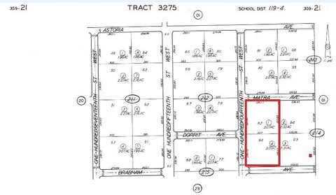 Photo of 0 114th St W and Brabham Ave, Rosamond, CA 93560 (MLS # SR26143116)