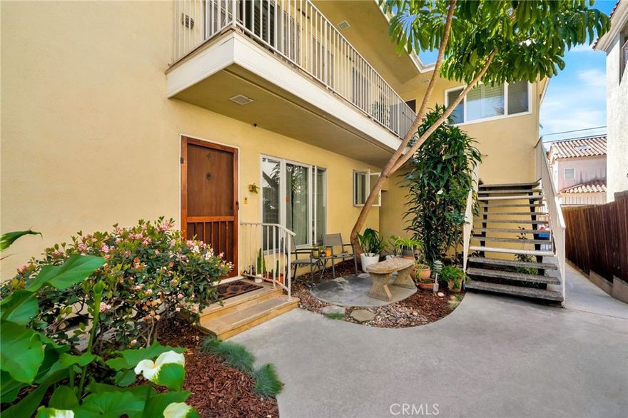 Welcome to 2204 E 1st St #4, a beautifully updated 1-bedroom, 1-bathroom condo in the highly sought-after Bluff Park neighborhood of Long Beach. This 714 sq. ft. residence is located in the Crown Imperial complex, designed by renowned architect Charles McKenzie, offering a blend of mid-century charm and modern conveniences.



Inside, you’ll find gleaming hardwood floors, recessed lighting, and dual-pane windows that allow for natural light to fill the space. The stunning renovated kitchen boasts stainless steel appliances, quartz countertops, and a stylish glass tile backsplash. The spacious bedroom features a reclaimed wood accent wall and generous closet space. The included AC unit provides comfort year-round.



The well-maintained complex includes a serene outdoor patio, a shared laundry room, and a beautifully landscaped courtyard. The property is also pet-friendly and offers ample street parking.



Prime Location Near the Beach & Local Attractions:

Situated just one block from the ocean and Bixby Park, you’ll have easy access to sunset strolls along the shore and outdoor yoga on the bluff. Additionally, this home is steps away from the popular Farmers’ Market, held every Tuesday and Saturday, where you can find fresh produce, artisanal goods, and local crafts. Trendy coffee shops, boutique stores, and vibrant dining options are all within walking distance.



Experience the best of Long Beach coastal living in this charming and historic residence.