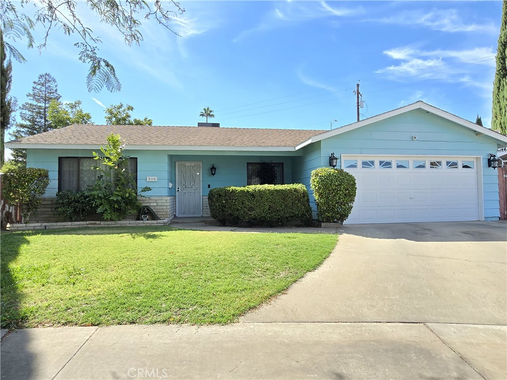 Large lot in a great location! This charming home, just off Olive Ave, sits at the end of a quiet court in an established neighborhood. Offering 3 bedrooms, 2 bathrooms, and 1,862 sq. ft. of living space, it features new flooring in the kitchen, family room, and hallways, with carpet in the bedrooms. The family room is warm and inviting with a cozy fireplace and built-in shelves. The standout of this property is the large 10,000+ sq. ft. lot. The backyard is perfect for entertaining with a covered patio, horseshoe pits, and an outdoor fireplace. Additional highlights include RV parking with backyard access from the main court, plus two double gates along the back fence providing direct access to Olive Ave. Don’t miss out on this fantastic opportunity!