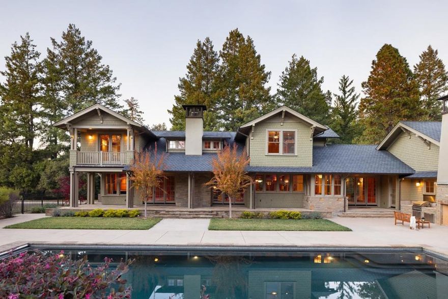 Situated on nearly 5 private acres of picturesque land, this exceptional gated estate offers a unique combination of luxury and sustainability. The 4,700 SqFt modern Craftsman-style home includes 5 bedrooms and 3.5 baths, an open-concept living area, a gourmet kitchen, soaring ceilings, and idyllic indoor/outdoor living. Perfect for entertaining, the expansive outdoor spaces consist of a pristine pool, 423 SqFt cabana/ADU, outdoor kitchen, stone fireplace, hot tub, and a lush lawn. The whole-home automatic commercial generator and well with a 10k-gallon water storage system allow for a self-sufficient lifestyle. Located near Santa Cruz's world-class beaches, hiking and mountain biking trails, shopping, and dining, this estate provides a wonderful balance of privacy and convenience.  Next door 55-acre vineyard and equestrian facilities now offered separately: 3980 Bonny Doon Rd. - $3,995,000