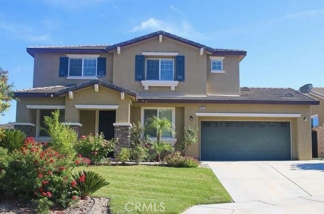 Situated within the charming enclave of Shorepoint, this exquisite residence epitomizes the pinnacle of refined living in Lake Elsinore’s most coveted neighborhood. This meticulously designed 5-bedroom, 3-bathroom home, complete with a versatile loft, affords breathtaking vistas as it gracefully backs to a serene canyon.
The interior showcases a grand island kitchen that seamlessly flows into the inviting family room, creating an ideal space for both intimate gatherings and lavish entertaining. Two generously proportioned bedrooms and a full bathroom on the main level offer convenience and flexibility, while upstairs, a spacious loft provides an additional retreat. The expansive owner’s suite is a sanctuary of luxury, featuring an opulent bathroom that elevates daily indulgence. Accompanied by a well-appointed upstairs laundry room and two additional sizable bedrooms, this home effortlessly blends practicality with elegance.
Sophisticated touches abound, including gleaming tile flooring, premium stainless steel appliances, elegant crown molding, stylish shutters, and lustrous granite countertops, all set within the tranquility of a quiet street perched above the bustle, yet mere moments from esteemed schools, major freeways, and premier shopping.
The crown jewel of this property is its private backyard—a rare haven with no rear neighbors, offering uninterrupted, panoramic views of the canyon, lake, and rolling hillside. This is more than a home; it is an invitation to embrace a lifestyle of unparalleled beauty and serenity. Welcome to your dream residence.