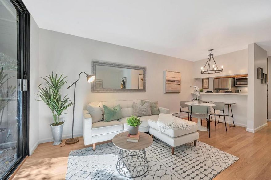 Your opportunity to own this exceptional studio condo unit, a true oasis in the heart of San Bruno. The open floor plan maximizes space and light, creating a seamless flow from the elegant kitchen w/ shaker cabinetry, granite countertops & Newer S/S appliances; to the dining area / living room & cozy sleeping area.Great courtyard location, filled with afternoon sunlight.Come enjoy all the amenities Shelter Creek has to offer: 3 pools, hot tub, tennis courts, exercise room, sauna, billiards and a large social clubhouse with ping pong tables, Wi-Fi, and a bar for special events. EV charging stations, solar electricity and much more. Conveniently located near Youtube, Walmart Corp, Biotech capitol of the world, highways 280, 380 and 101, Bart, Caltrain, and shopping.