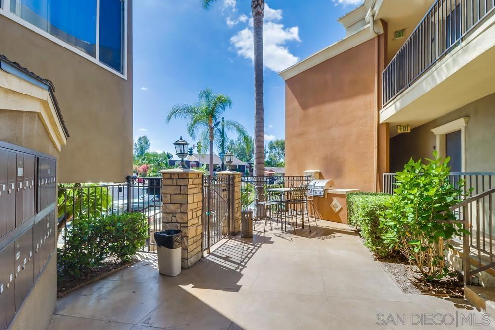 Centrally located near SDSU and 15/ 8 Freeways, this well appointed unit offers a gated community and one assigned parking spot. With fresh interior paint and large windows, the bright and welcoming home offers plenty of storage plus an added storage space on site. Kitchen boasts granite counters, matching appliances and a built-in microwave. The bedroom features a ceiling fan, mirrored closet doors and washer/ dryer combo.