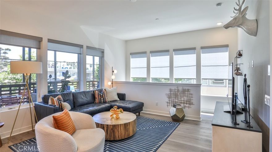 This stunning home is situated on a premium location in the South Cove community that offers added privacy.  The location faces the trail with the ocean to the right allowing you to enjoy great morning light and moonlit nights!  The moment you step inside this home you will see why we say 'Mid Century Meets the Beach'! Located in the newer community of South Cove, featuring 2 Beds, 2 Baths, a 3-car garage ++ an Ocean View Balcony with LaCantina doors. This home was designed with beach-inspired finishes and an open floorplan that captures the coastal breezes!  This unique 'South Cove' beach home exudes laid-back luxury and is conveniently located to a variety of local restaurants, bars, beaches and the harbor.  Be sure to check out all the goings on at the soon to be renovated Dana Point Harbor as this location has it all! The city of Dana Point is nestled in a cove at the southern end of Orange County. Referred to as a charming, sleepy beach town, this laid-back beach community is home to an incredible coastline, the famous Dana Point Harbor and Doheny State Beach. Residents of this town are proud of their local heritage, often citing that Dana Point is one of the last true surf towns in Southern California. See for yourself what barefoot living is all about! This Mid-Century inspired home is located just 850 steps from the beach.