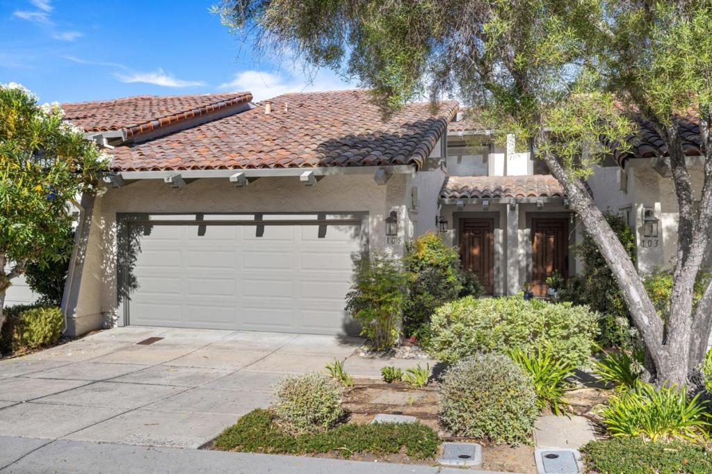 Spacious, desirable Arroyo Rinconada townhome located in a central location, adjacent to a tranquil greenbelt with lots of privacy and resort-like amenities. Large courtyard leads into an open concept floor plan with vaulted ceilings, dual-pane windows/sliders, offering plenty of natural light and a wonderful indoor-outdoor feel. Entertain or enjoy peaceful living in a handsome living room with fireplace and dining area that leads to a huge back deck. Gorgeous new hard surface floors. Light, bright kitchen with solid hardwood flooring, newer stainless appliances, extensive cabinetry and countertop space. Romantic primary suite with soaring ceilings, fireplace, private balcony, large closet, dual vanity, skylight and updated spa-like shower enclosure. Bedroom with full bathroom on the main floor can serve as an executive home office suite that overlooks the pleasant courtyard - ideal for alfresco dining and potted plant life. Bonus loft space off guest bedroom ideal for hobbies, yoga or playroom. Cul-de-sac setting with hill views, beautiful common grounds with tennis court, resort-like pool and spa. Proximity to La Rinconada Park, world-class restaurants and shopping in Downtown Los Gatos, Saratoga Village and Downtown Campbell. Excellent schools.