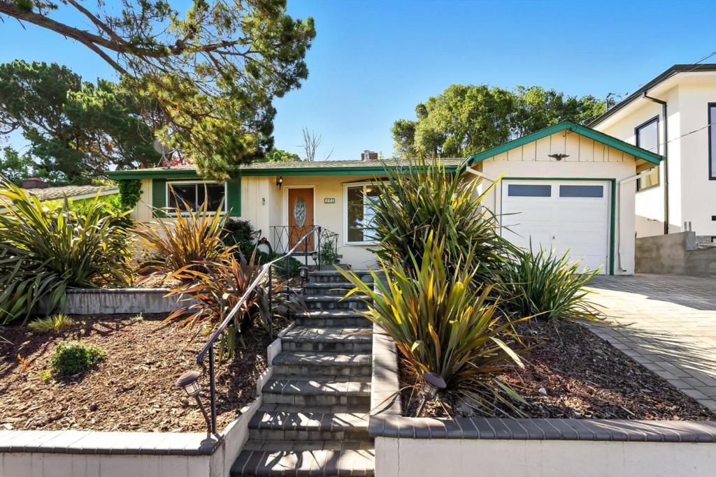 Westwood Knolls Gem with Bay & City Views Charming single-level rancher in desirable Westwood Knolls with stunning San Francisco and Bay views. This 2 bed, 1 bath home features a permitted sunroom, refinished hardwood floors, fresh paint, new lighting, and upgraded electrical. Enjoy a covered back patio for entertaining, a tiered backyard with gazebo, and low-maintenance hardscape. Attached 1-car garage with laundry hookups. Close to Indian Springs Park, Hillsdale Shopping Center, San Mateo Bridge, and Hwy 101.