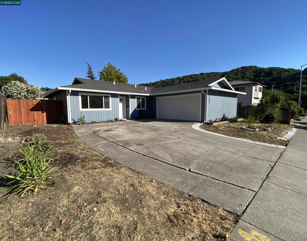 EXCEPTIONAL VALUE! This delightful single story ranch style home is nestled in tranquil Pinole Valley; the desirable area of Pinole! This home features: 4 BR 2 full BA, a brand-new kitchen with stainless steel appliances, durable vinyl flooring throughout, dual-pane windows & sliding doors, recess lights throughout, freshly painted interior and exterior! A charming backyard gazebo adds to the home's appeal; perfect for relaxing or entertaining. Conveniently located near biking/walking trails, shopping, schools, Kaiser Permanente and quick access to Hwy 4 & I-80. A perfect blend of comfort, style and location! Don't miss out! Sun OH (9/07/2025) from 1:00-4:00 pm.