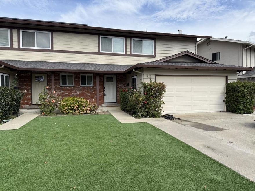 Welcome to this charming 3-bedroom, 2-bathroom home nestled in the heart of Foster City. The garage has been converted to a playroom/office. You will love this place. Nice back yard ready for you to relax in! 2 bedrooms are 10'X13' with nice large closets, master is 16'X13' New carpet, updated kitchen, high-quality appliances, updated bathrooms. Spanning 1,978 square feet, this residence offers a blend of comfort and functionality, as well as a convenient pantry for extra storage. The dining area provides a lovely space for family meals.  The home features a mix of carpet, hardwood, and tile flooring, adding both warmth and style to the living spaces. Cozy up in the living room with the inviting fireplace, perfect for cool evenings. The property also includes a washer and dryer for your laundry needs.  Energy efficiency is enhanced with double pane windows, Energy Star appliances, and lighting. For environmentally conscious homeowners, the home is equipped with a Level 1 EV hookup. The property falls within the San Mateo-Foster City Elementary School District. With no garage but ample space, this home offers a wonderful opportunity to live comfortably and sustainably in Foster City.