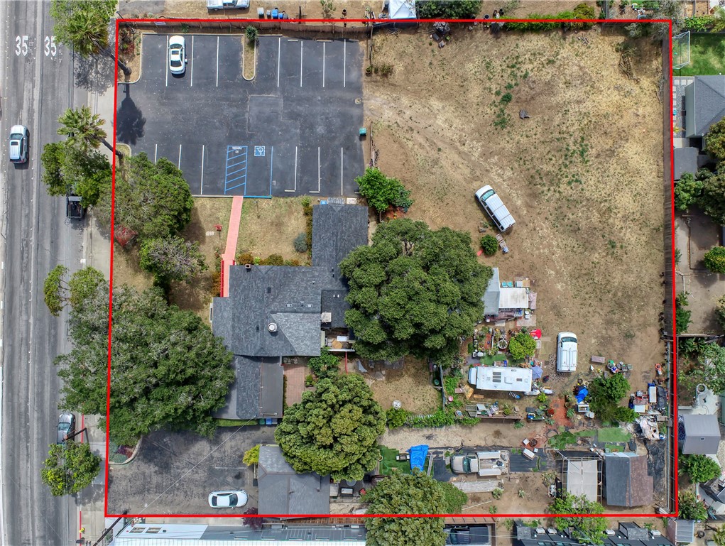 Almost an acre. Commercial property near busy major intersection, in desireable area of Arroyo Grande. Excellent location. 1165 tenant is a restaurant, next door is a landscaping business. The restaurant is a long term tenant since 1998. Property is zoned Fair Oaks Mixed Use, but please verify with the City of Arroyo Grande. Keep what is there or start over. Property also includes 1167 E. Grand. Lease for the restaurant expires end of July 2025. The lease for the landscape expires end December 2025.